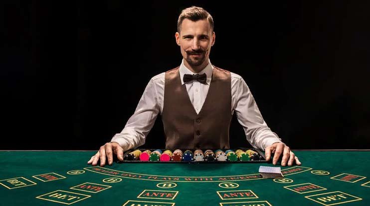 Live dealer baccarat table on stream power for Filipino players